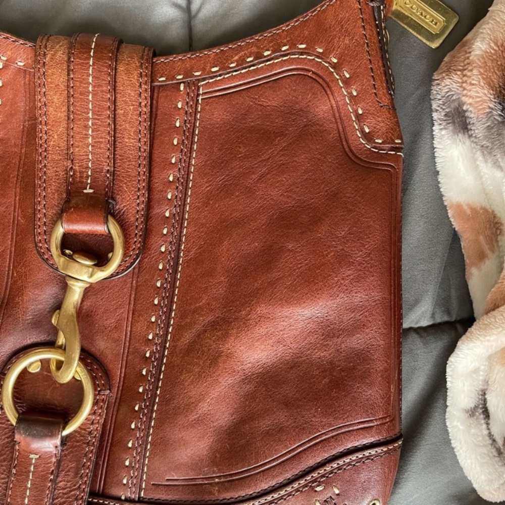 Coach Hamptons leather hobo bag - Picture 10 of 16
